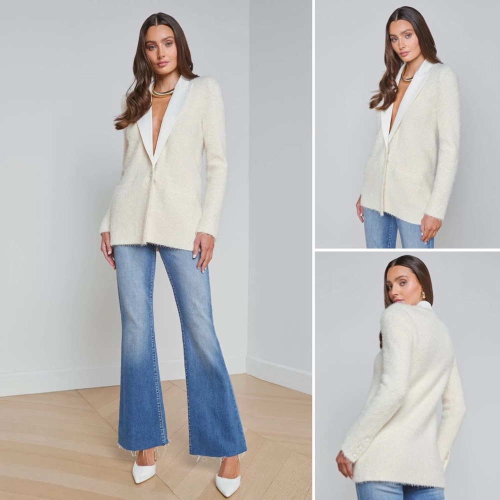 L'AGENCE Cream Blazer